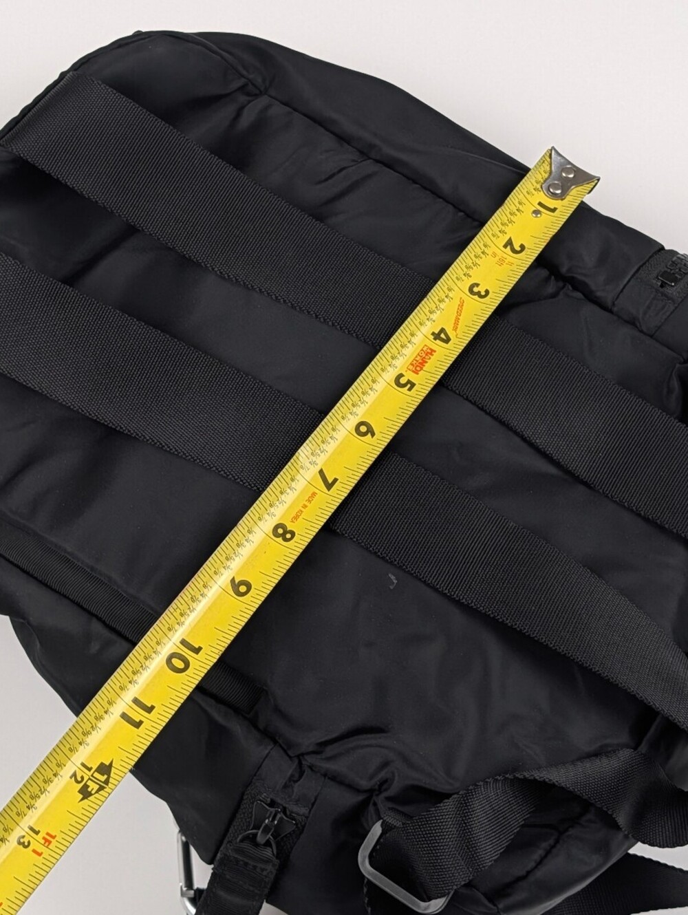 Lululemon Mini Backpack Black Nylon Athleisure Clean Fit Quiet Luxury Daypack - Picture 6 of 10